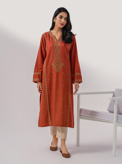 Khaddar Shirt-Embroidered(Pret)