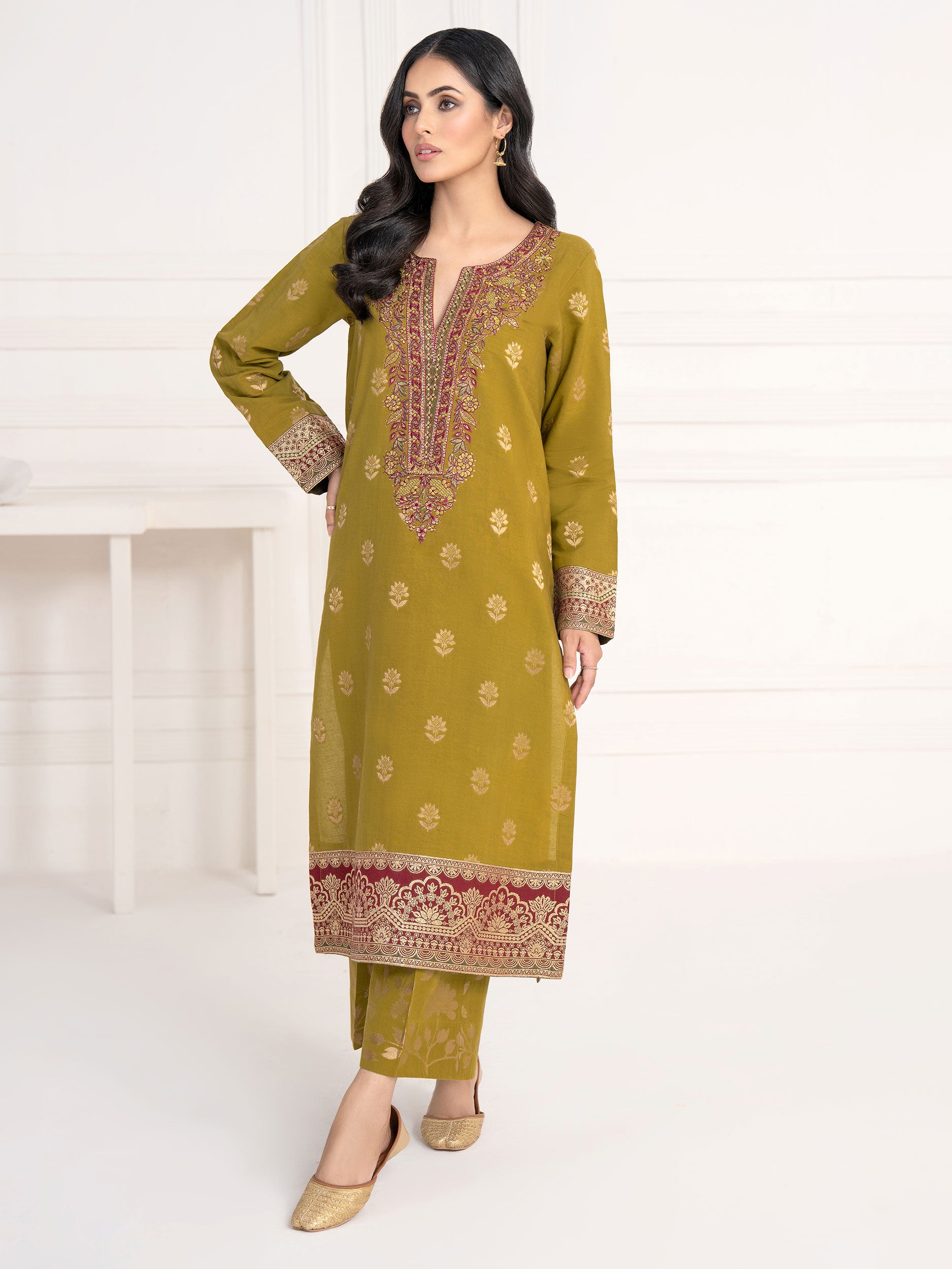2-piece-jacquard-suit-embroidered(unstitched)