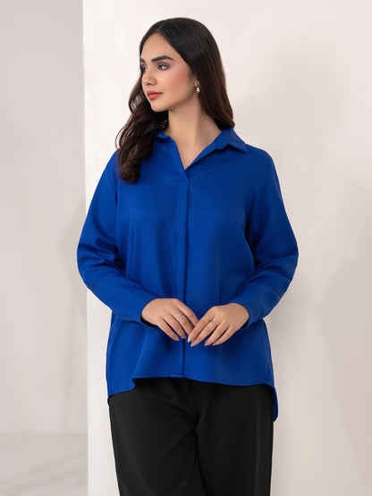 Crepe Top-Dyed