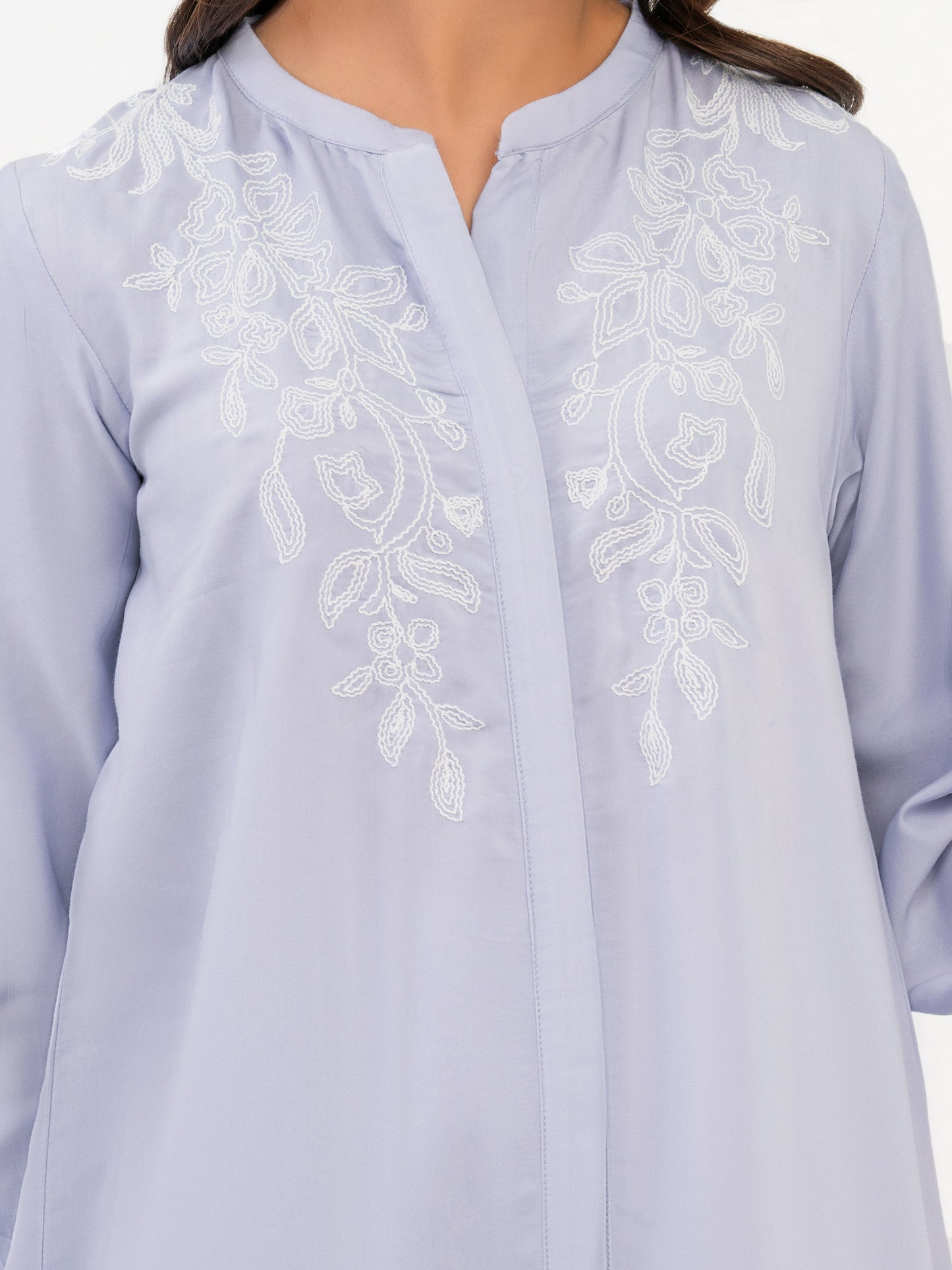 Silk Shirt-Embroidered (Pret)