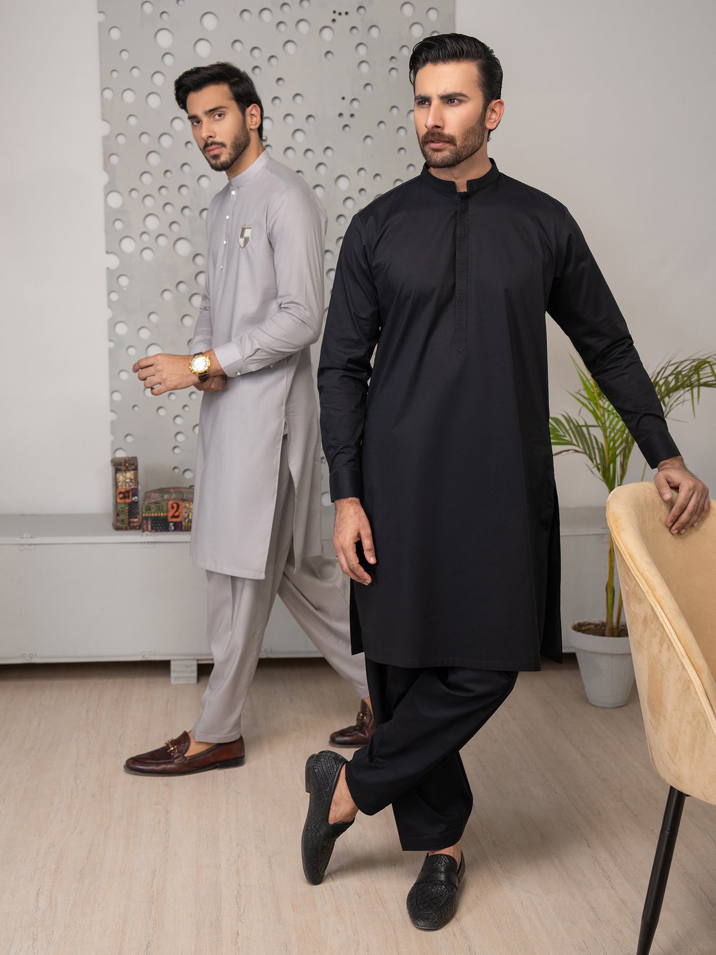 Cotton Suit-Embroidered