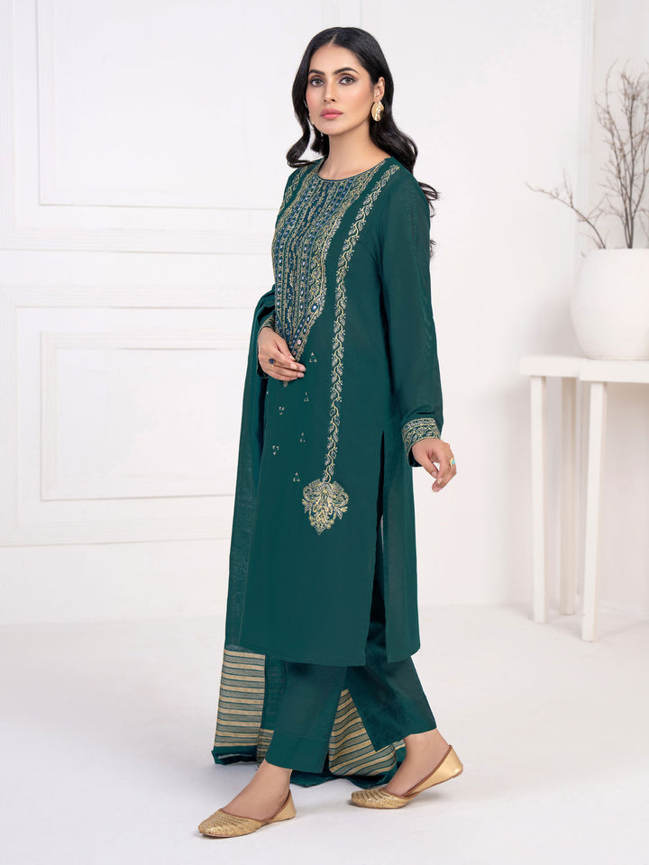 winter  3pc Embroidered Suit - kp550