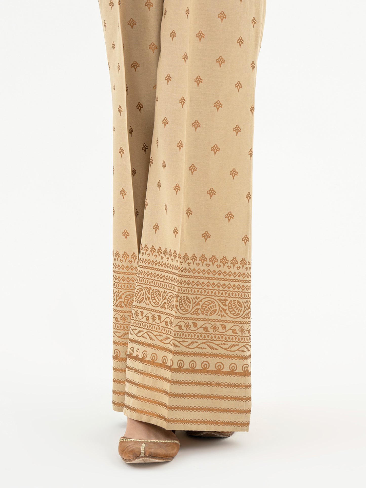 Paste Print Khaddar Trouser (Pret)