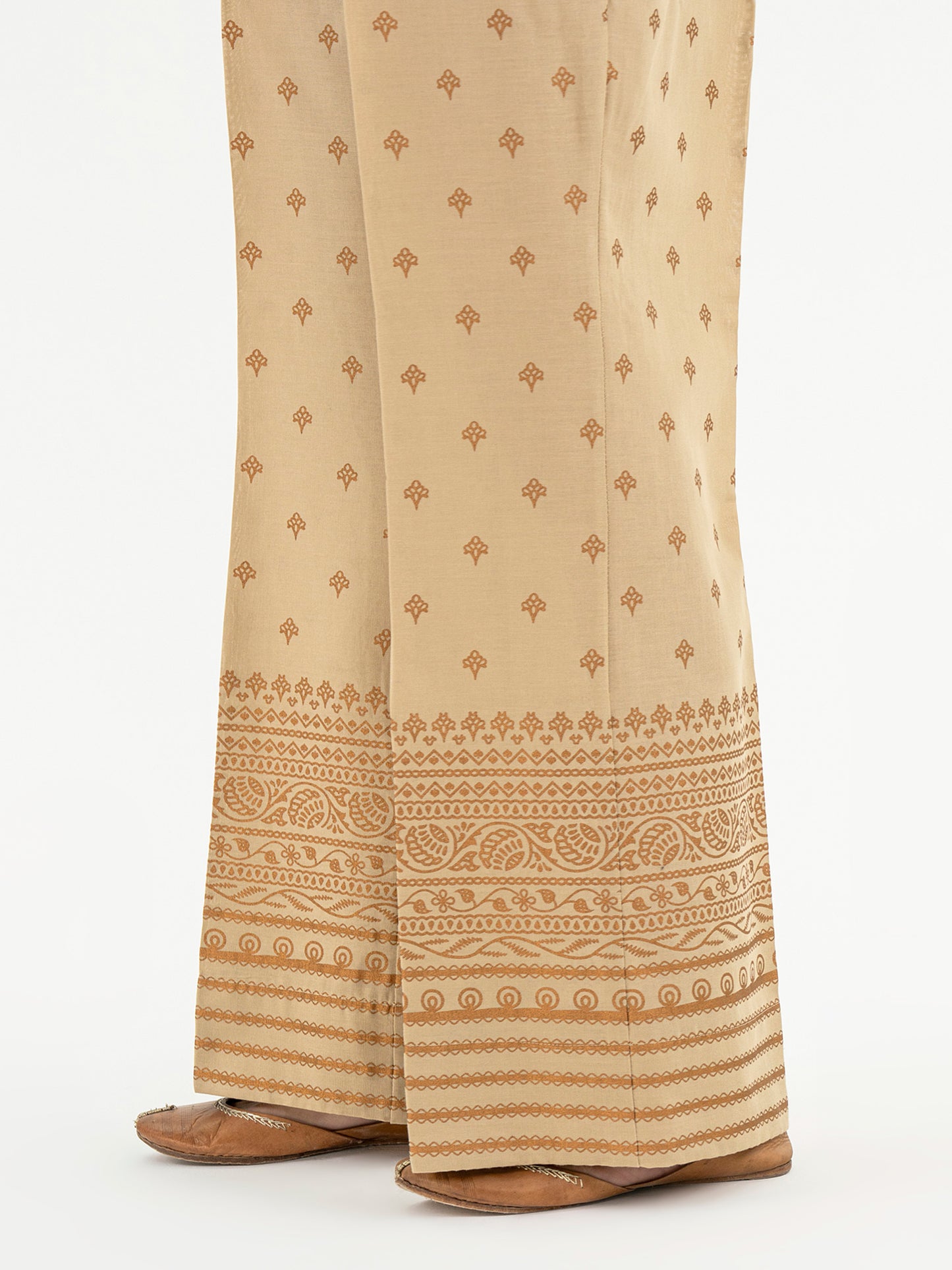 Paste Print Khaddar Trouser (Pret)