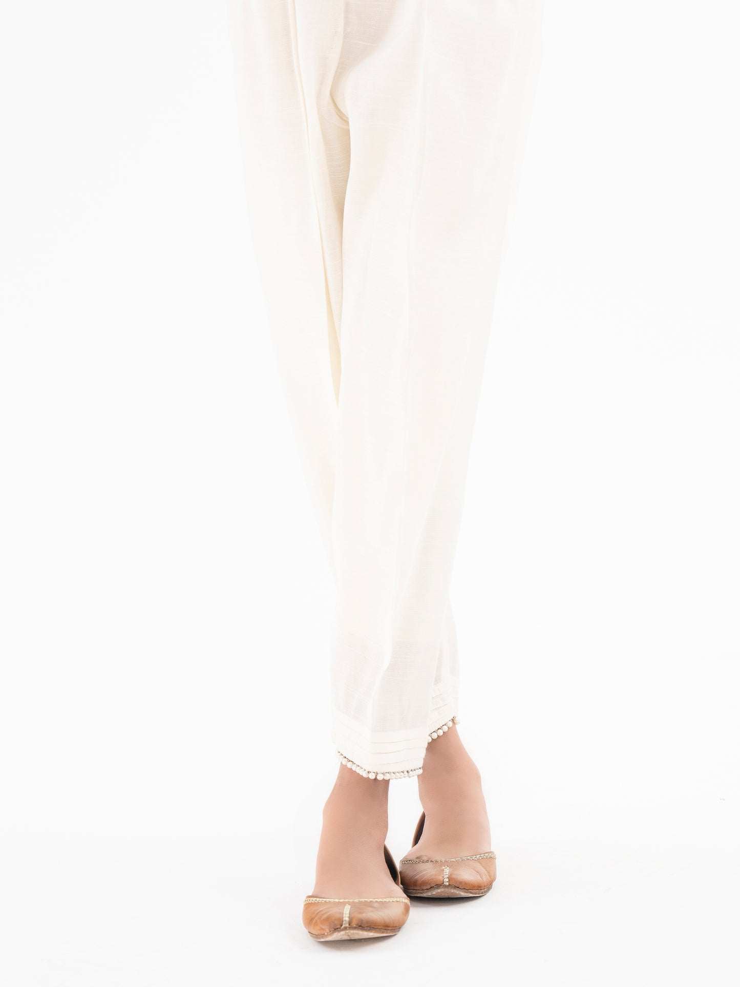 Dyed Raw Silk Trouser (Pret)