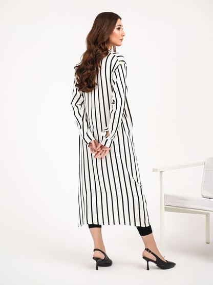 Chiffon Shirt-Printed(Pret)