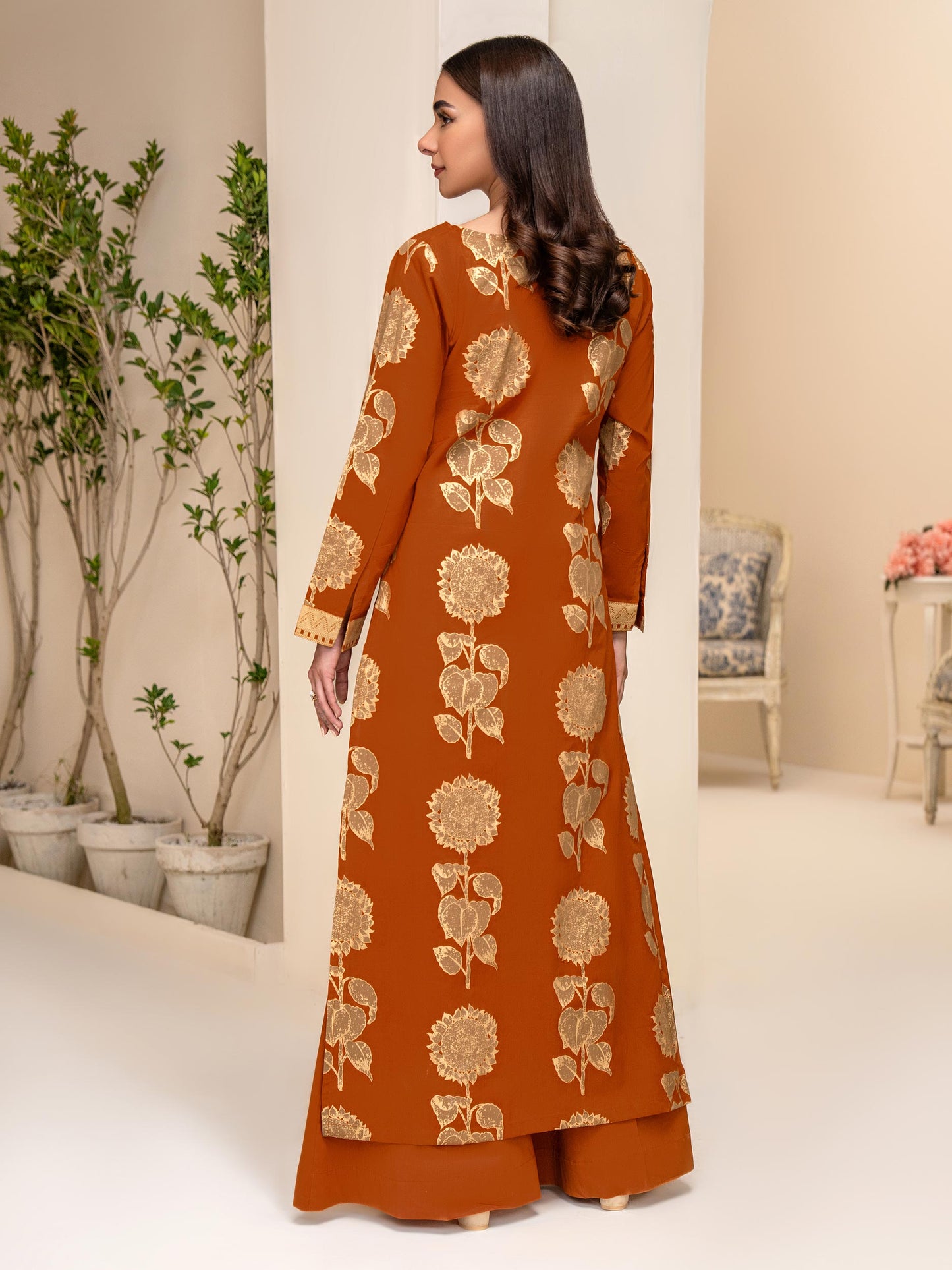 2 Piece Lawn Suit-Paste Print (Pret)