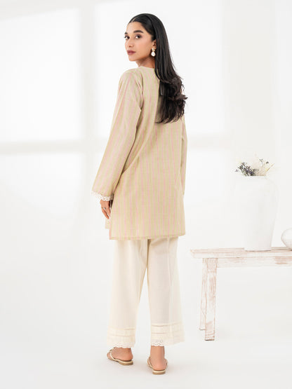 Yarn Dyed Kurti-Embroidered (Pret)