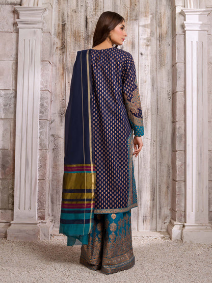 3 Piece Lawn Suit-Paste Print (Pret)