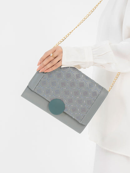 Embroidered Clutch