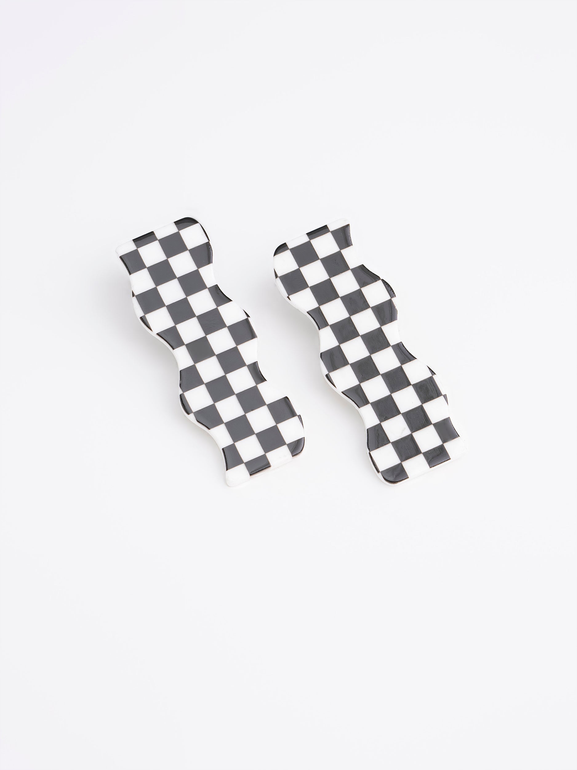 Printed Curly Hair Clips