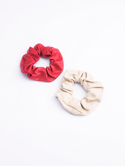 Vintage Hair Scrunchie Set