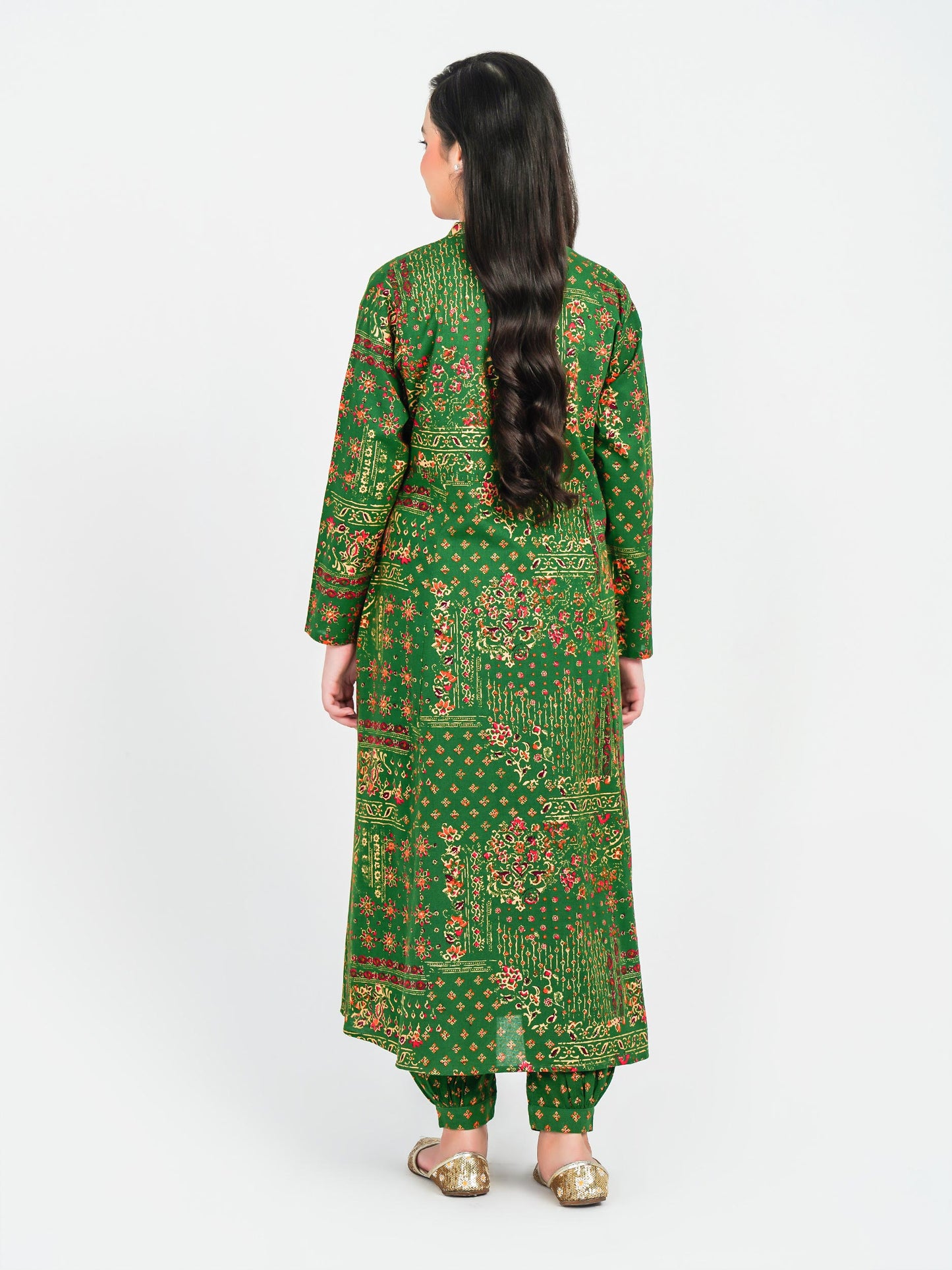 2 Piece Khaddar Suit-Paste Print