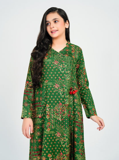 2 Piece Khaddar Suit-Paste Print
