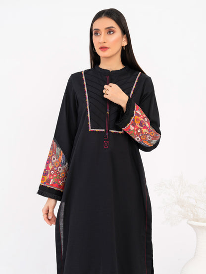Khaddar Shirt-Embroidered (Pret)