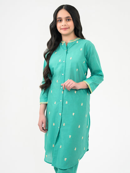 2 Piece Lawn Suit-Embroidered(Pret)