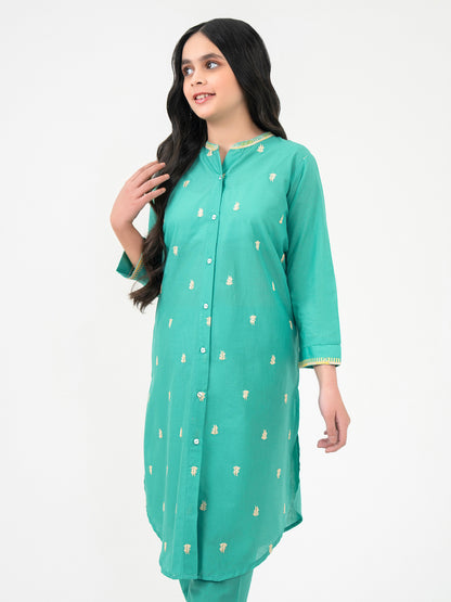 2 Piece Lawn Suit-Embroidered(Pret)