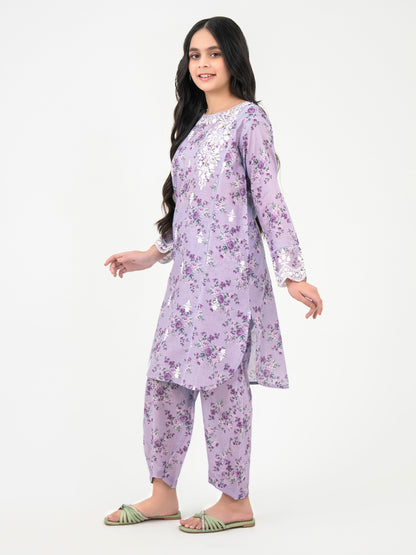 2 Piece Lawn Suit-Embroidered(Pret)