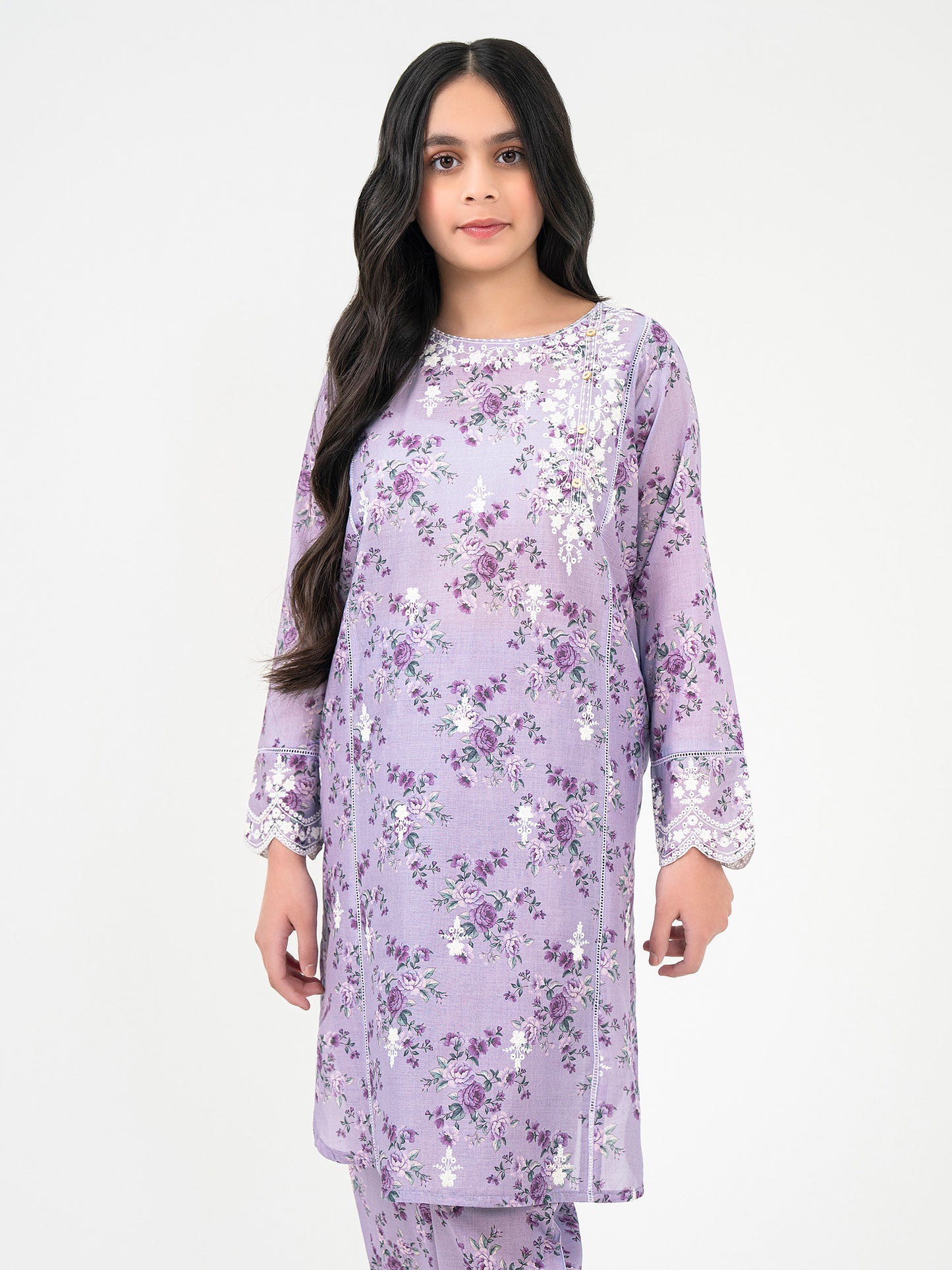 2 Piece Lawn Suit-Embroidered(Pret)