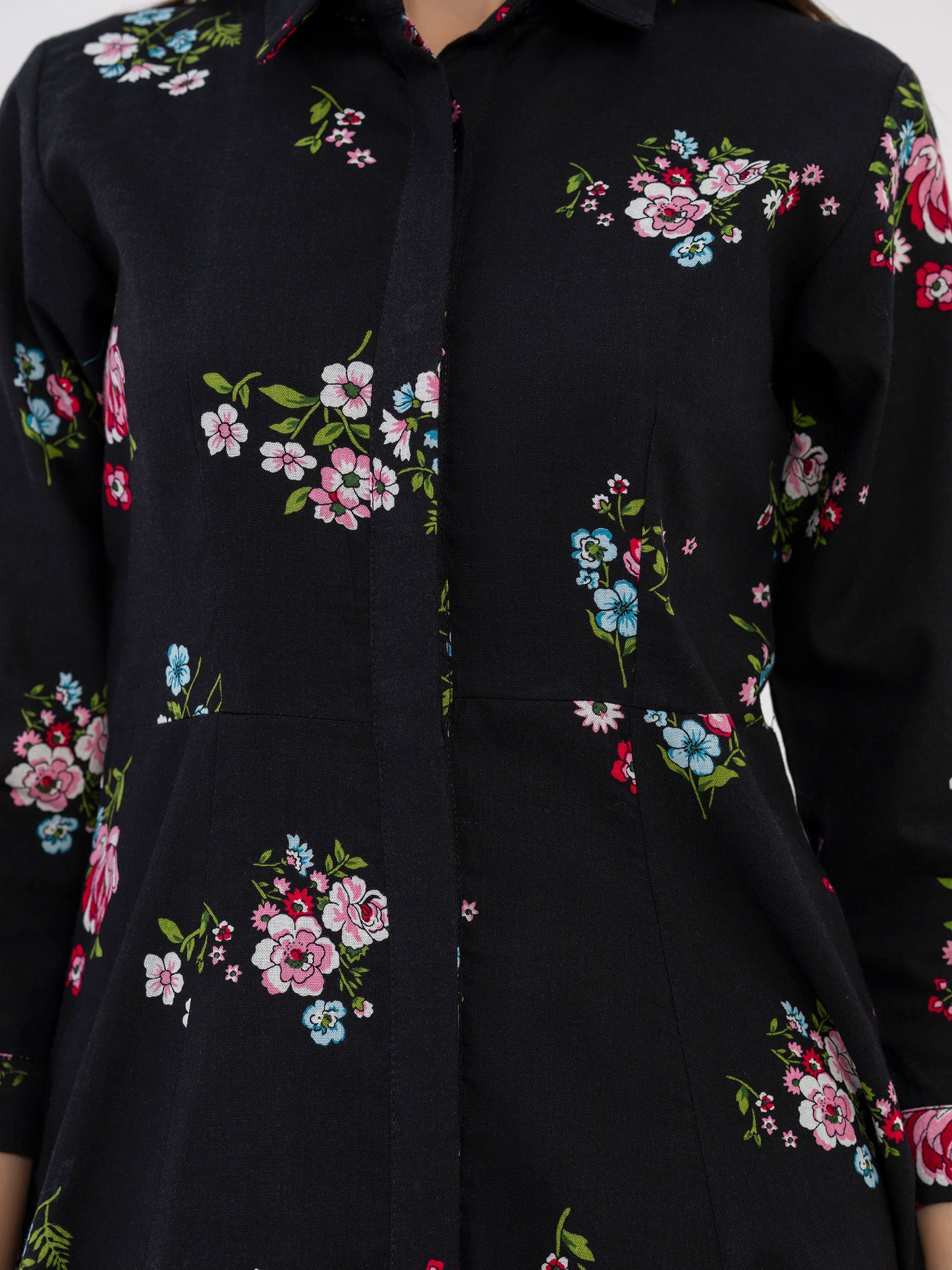 Khaddar Dress-Printed