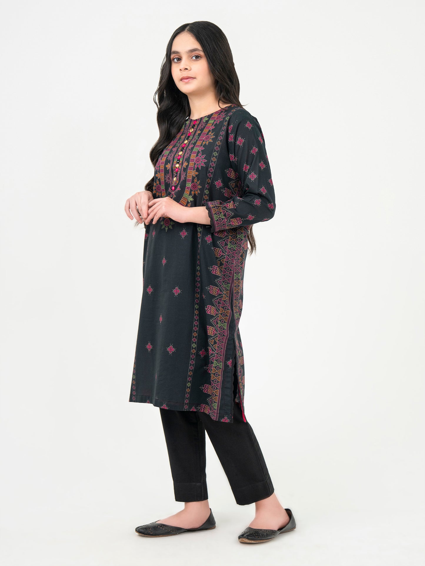 Cambric Shirt-Printed(Pret)