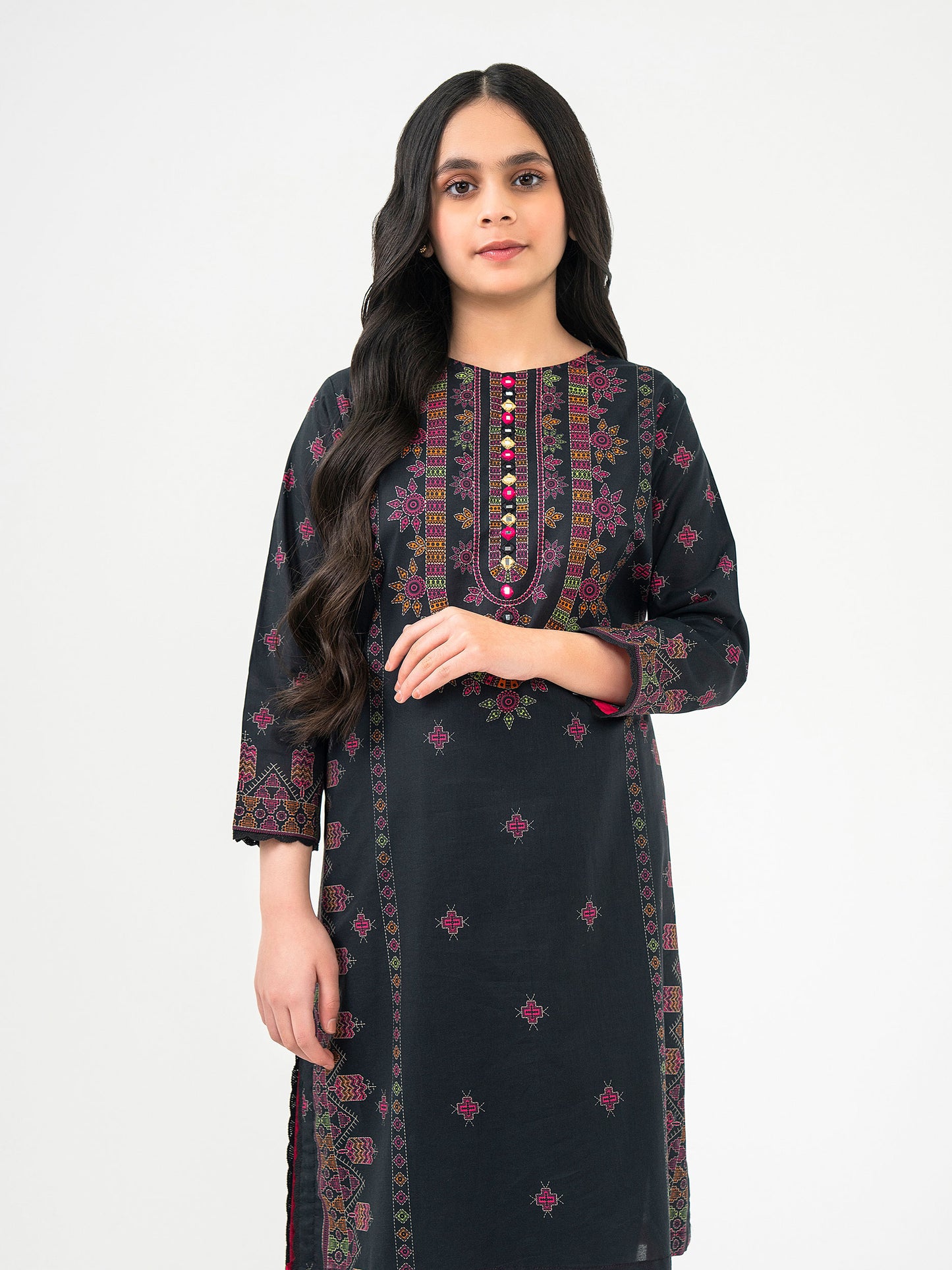 Cambric Shirt-Printed(Pret)