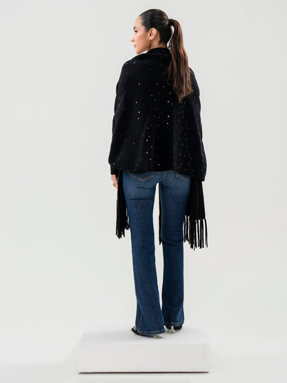 Knitted Cape Shawl