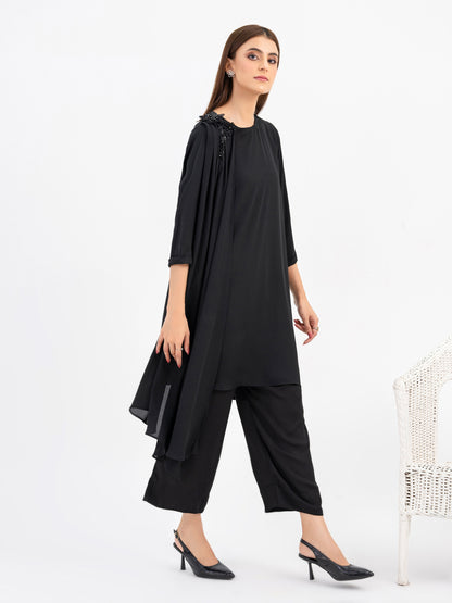 2 Piece Georgette Suit-Embellished(Pret)