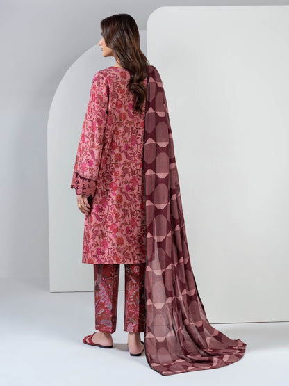 3 Piece Khaddar Suit-Embroidered (Unstitched)