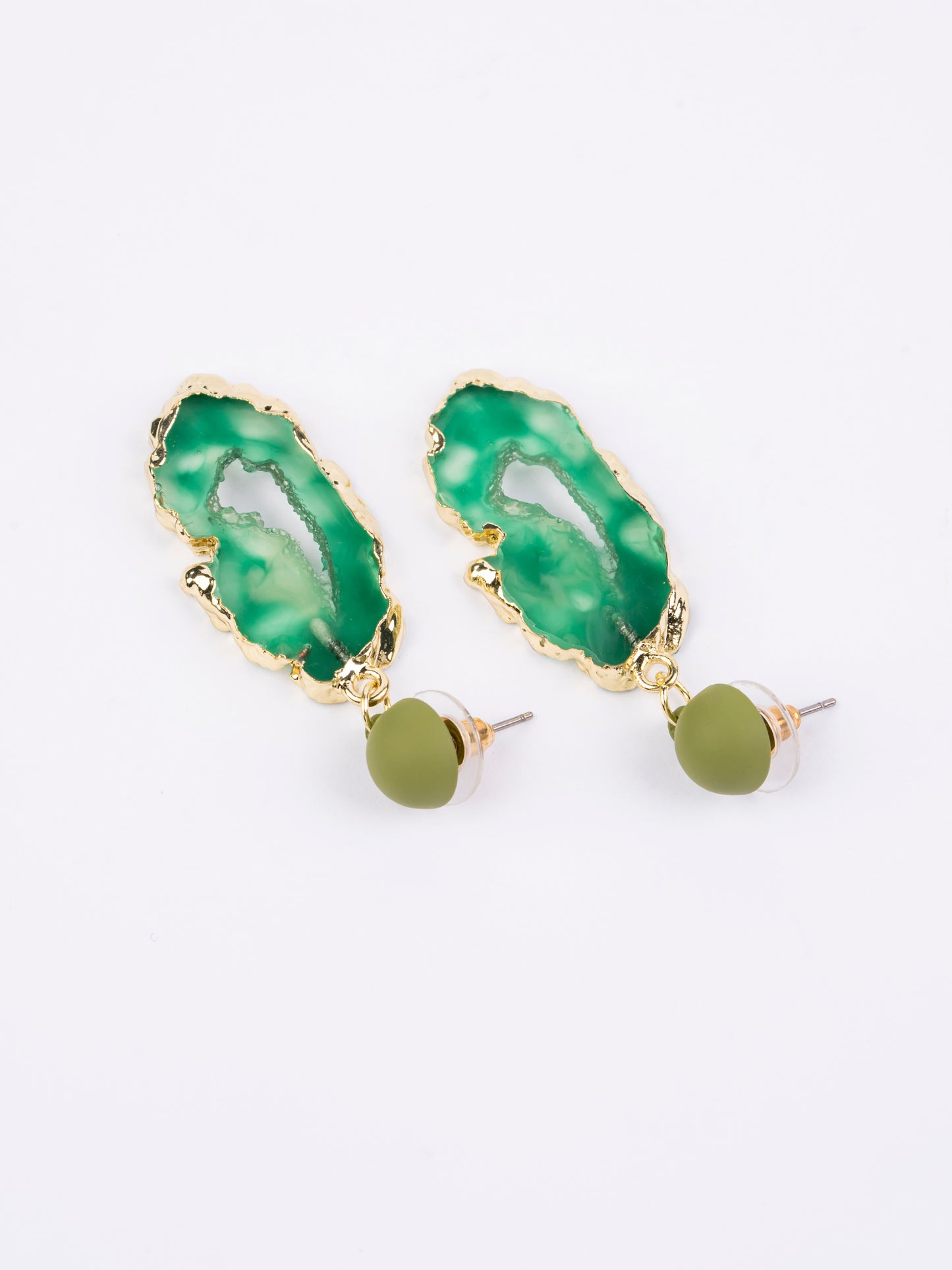 Abstract Leaf Earrings