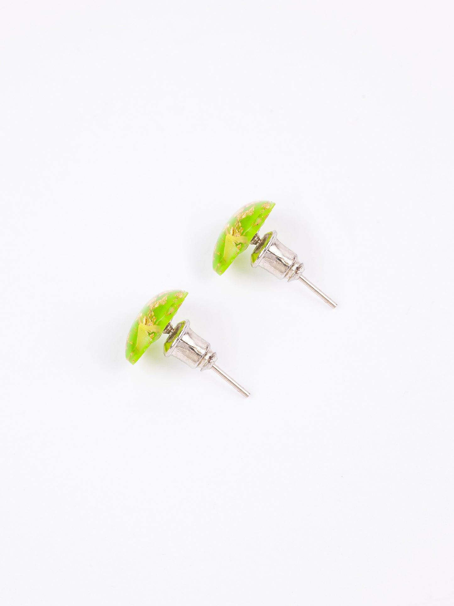 Glittered Heart Studs