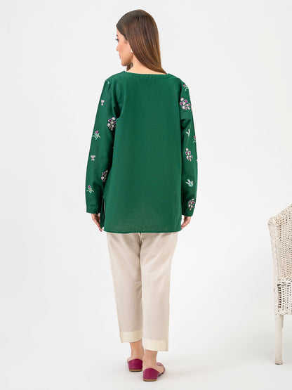 Khaddar Kurti-Embroidered(Pret)