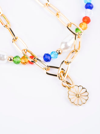 floral-charm-bracelet