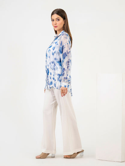 Chiffon Top-Printed