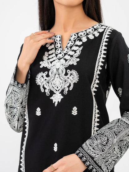 Khaddar Shirt-Embroidered(Pret)