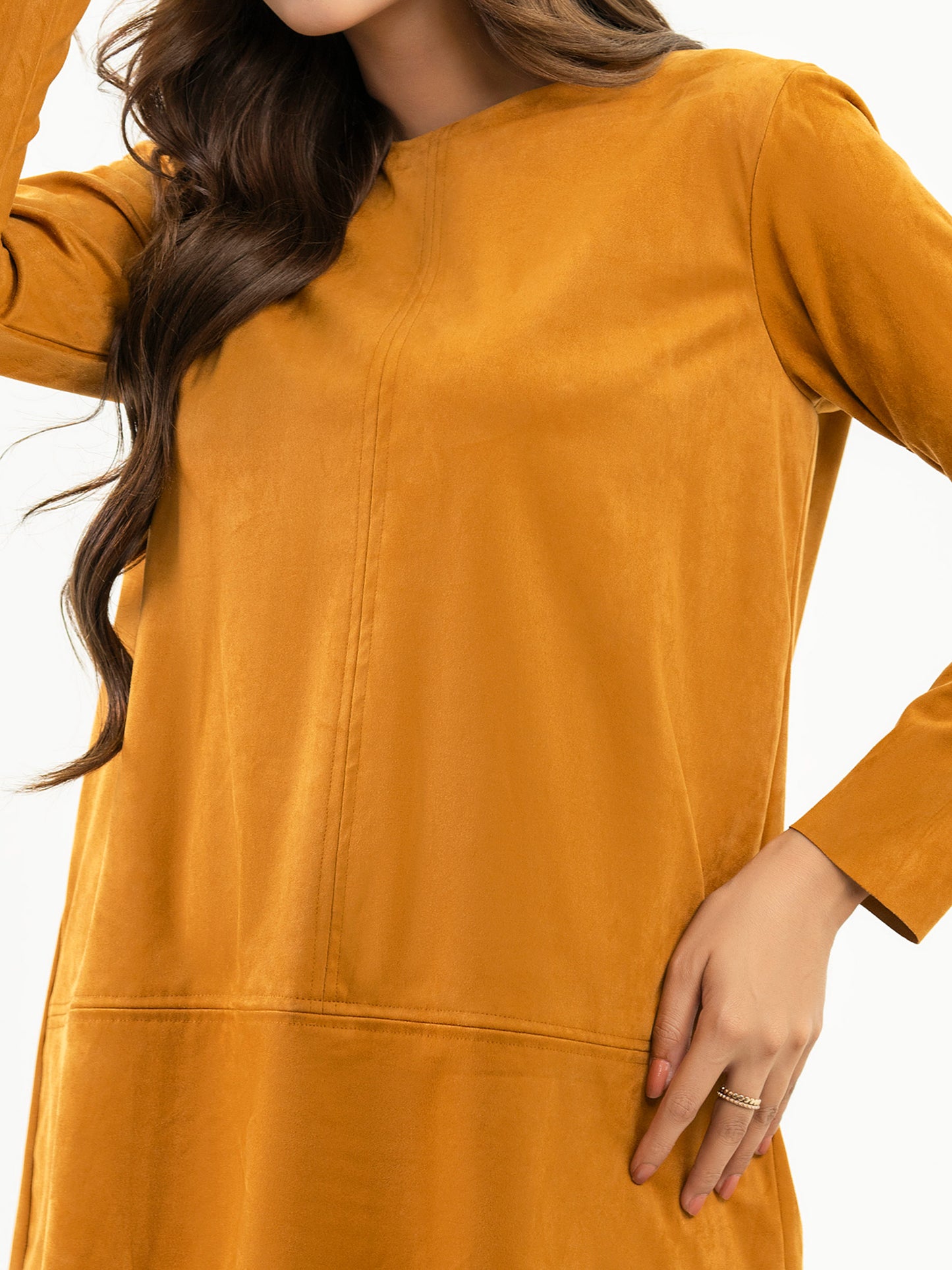 Suede Co-ord Set Dyed