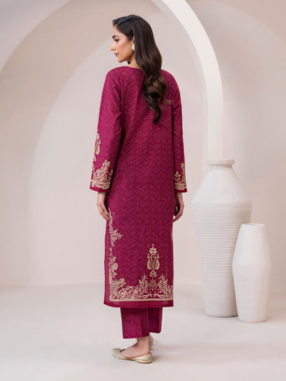 2 Piece Slub Khaddar Suit(Unstitched)