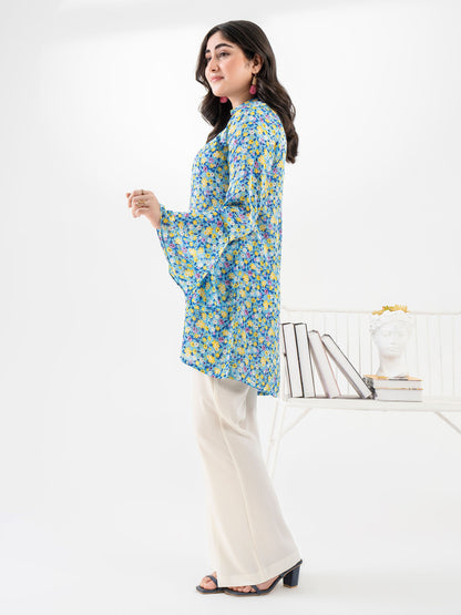 Printed Silk Top