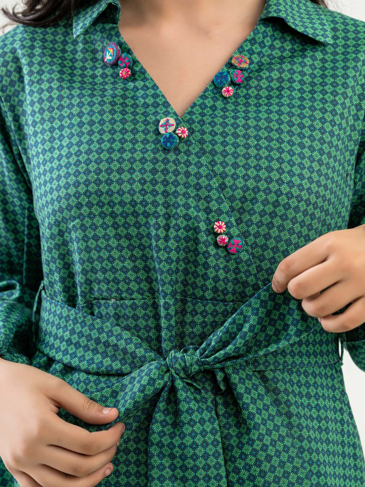 Khaddar Shirt-Printed (Pret)