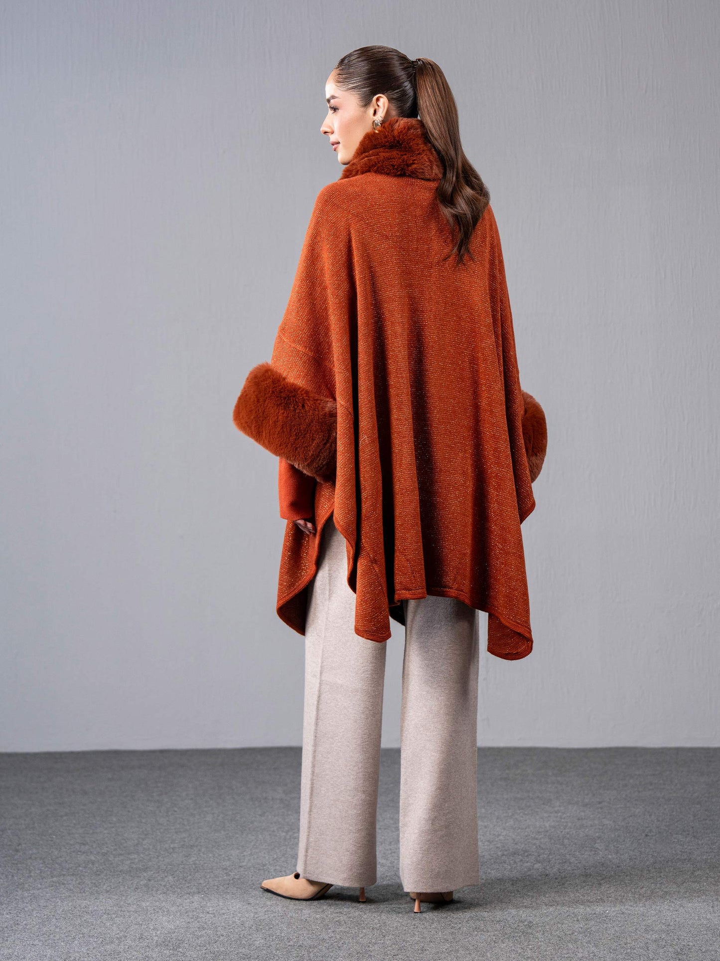 Woolen Blend Cape