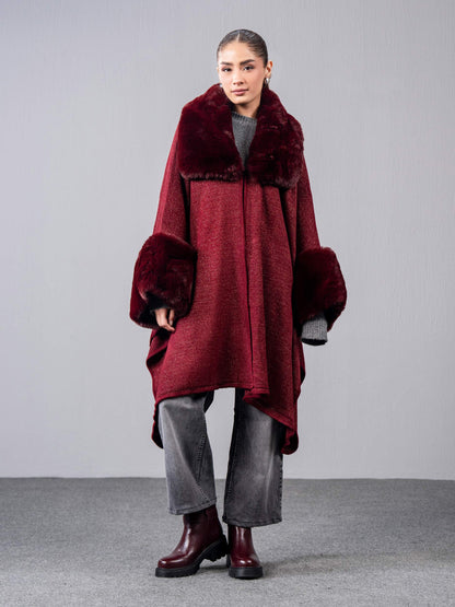 Woolen Blend Cape
