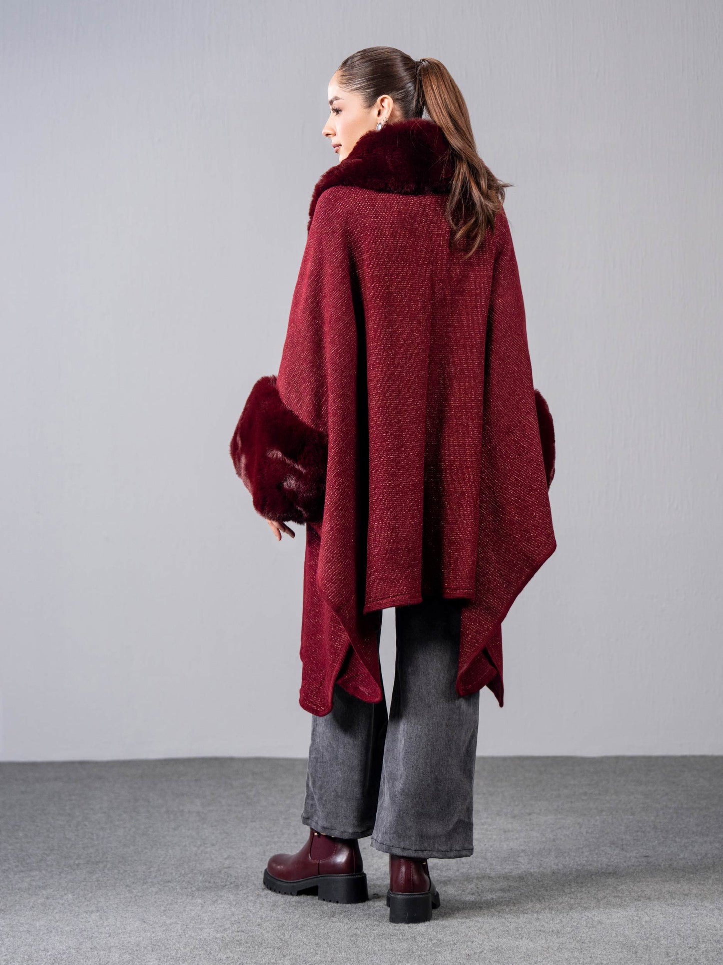 Woolen Blend Cape