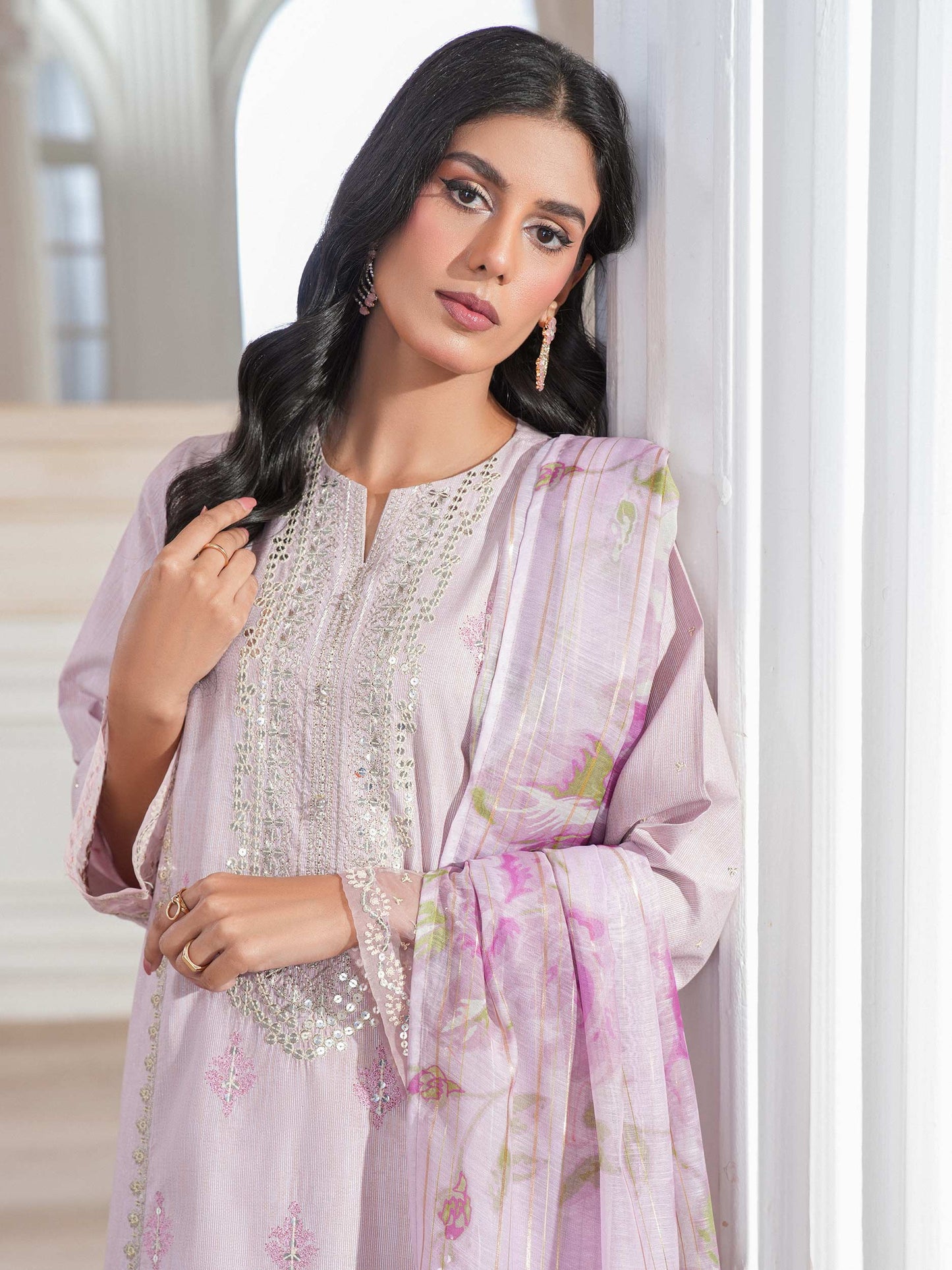 3 Piece Missouri Suit-Embroidered (Unstitched)