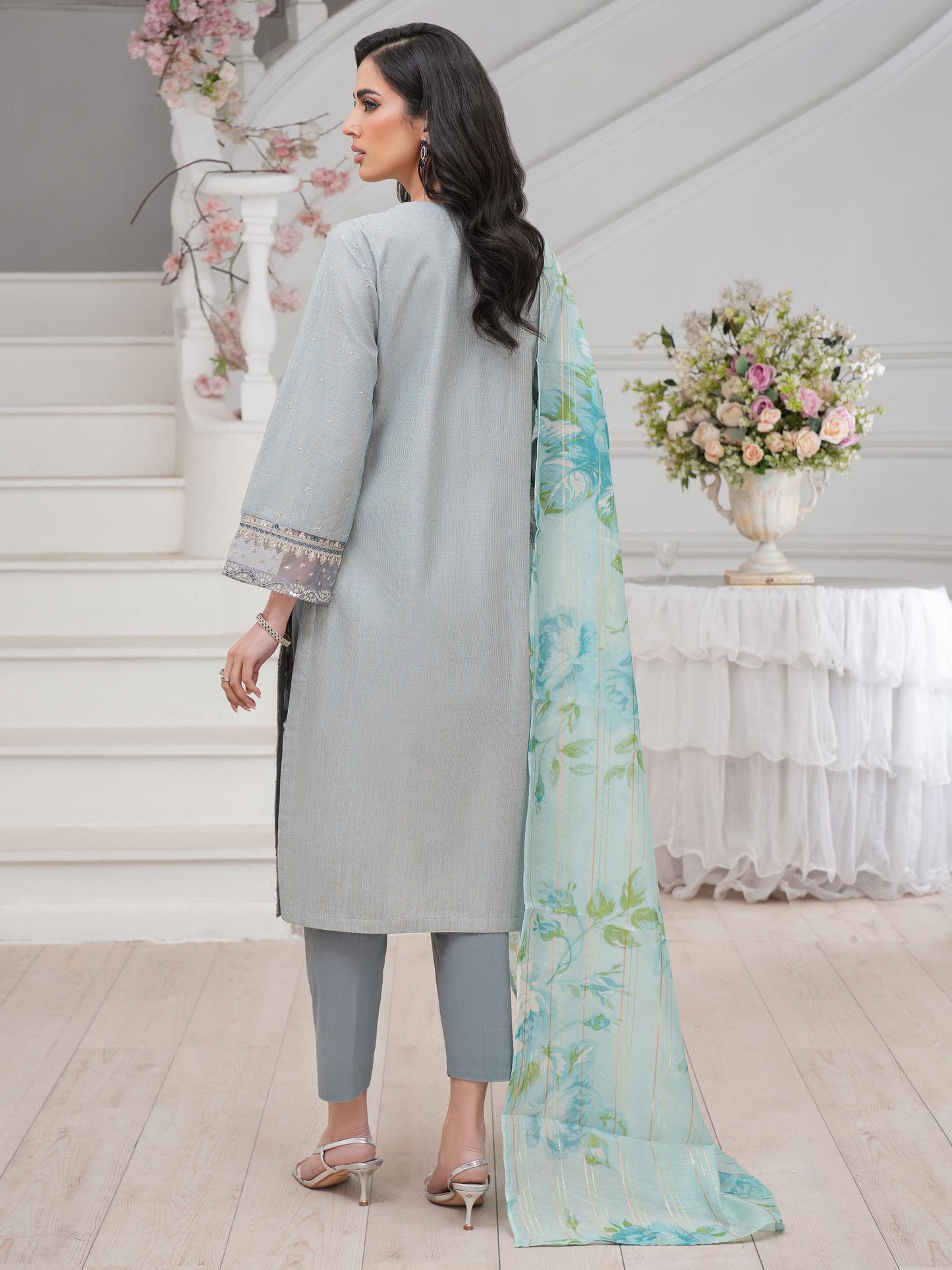 3 Piece Missouri Suit-Embroidered (Unstitched)