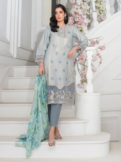 3 Piece Missouri Suit-Embroidered (Unstitched)