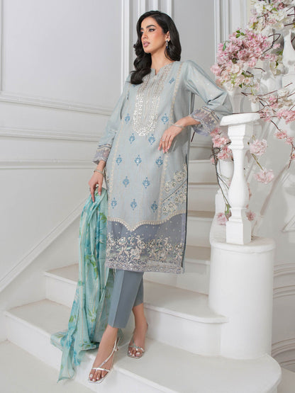 3 Piece Missouri Suit-Embroidered (Unstitched)