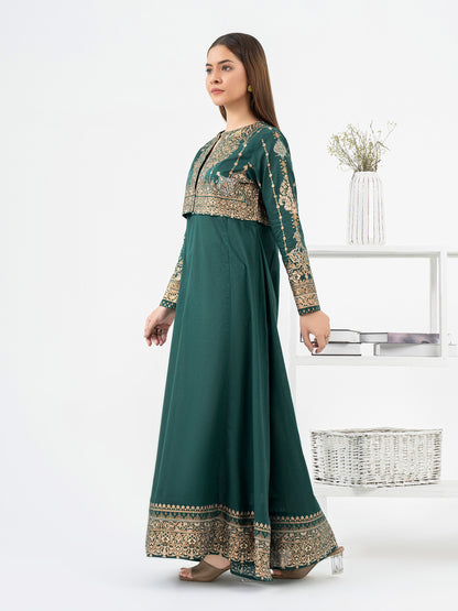 Lawn Shirt With Bolero-Paste Print (Pret)