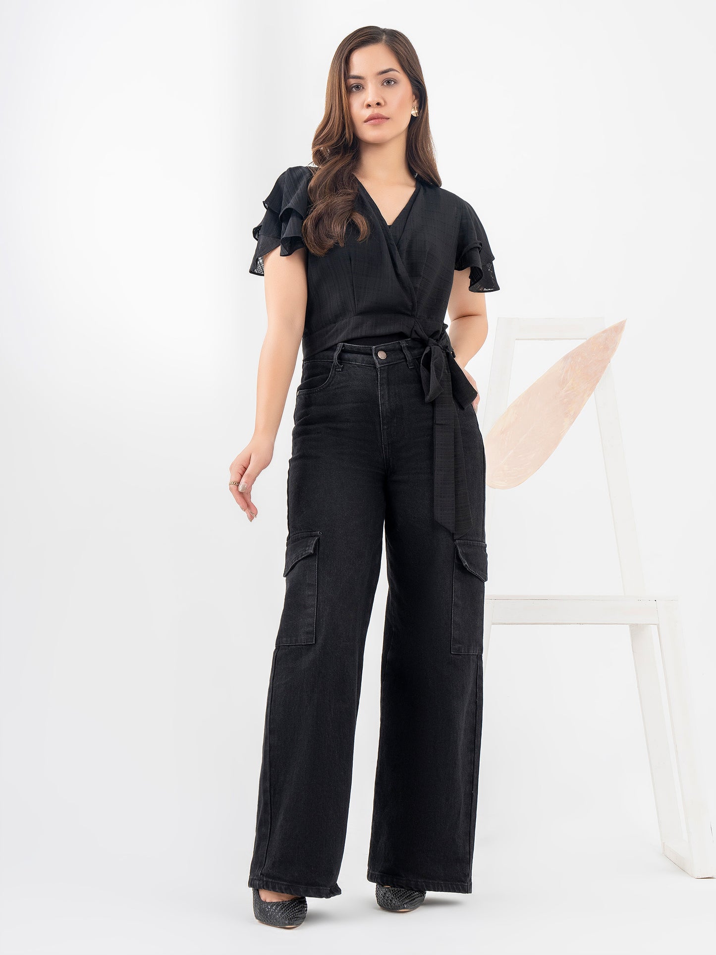 Dyed Chiffon Top