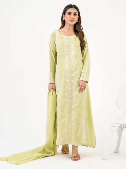2 Piece Krandi Suit-Embroidered (Pret)