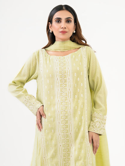 2 Piece Krandi Suit-Embroidered (Pret)